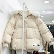 [Ảnh thật/video] Áo phao béo dáng ngắn/ Áo phao béo gân tay Quảng Châu